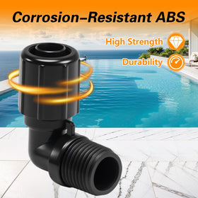 RUHUALIFE 1/2-inch NPT connector for easy, secure installation