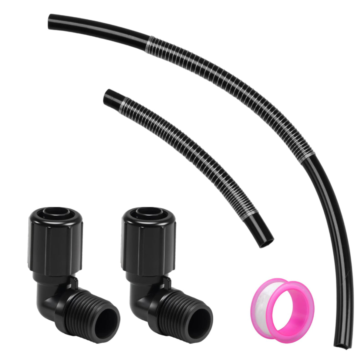 RUHUALIFE 90-degree tube connector for pool chlorinators improves space and fit