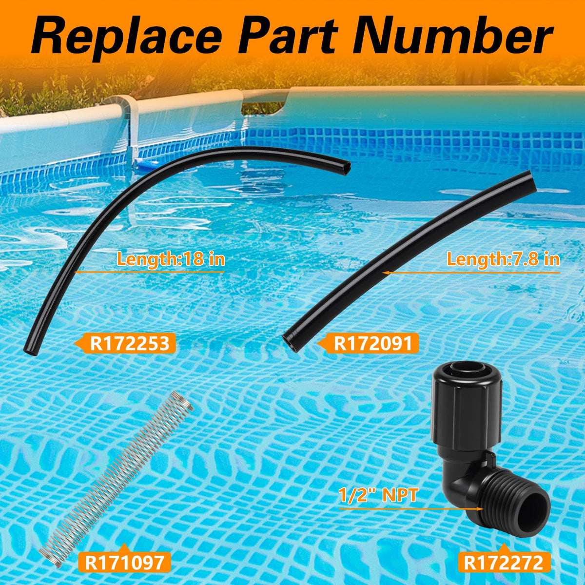 RUHUALIFE tube supports stabilize tubing during setup