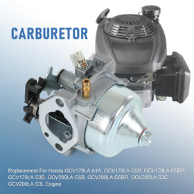 Air filter included with carburetor kit for Honda mower compatibility