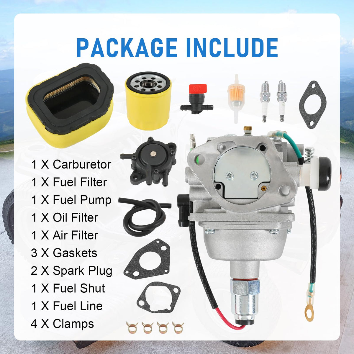 RUIANOMG fuel pump maintains steady fuel delivery for lawn engine performance.