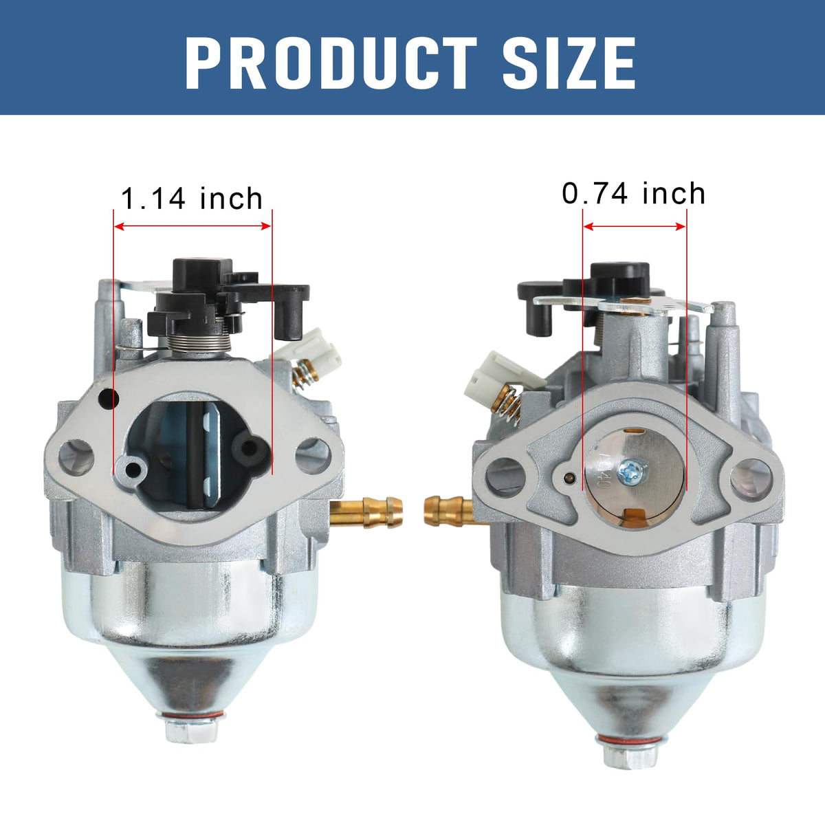 Gasket and clips bundle to seal the carburetor securely