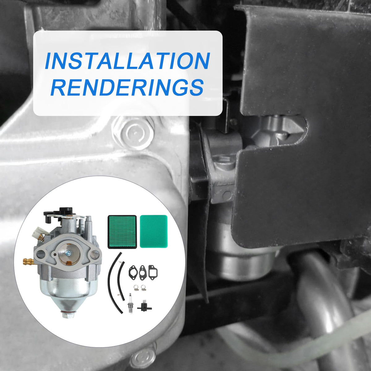 Honda lawn mower compatibility guide with replacement carburetor from RUIANOMG