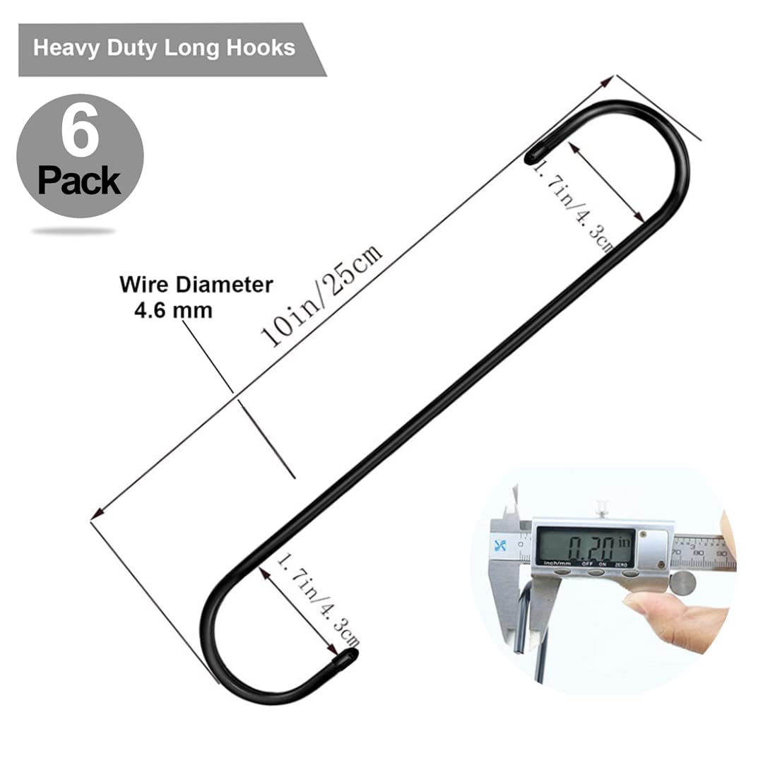 RUIBOLU garage storage hooks organize tools on a rack
