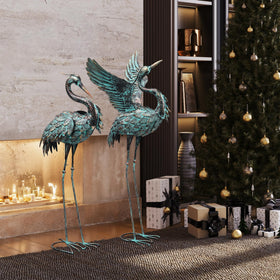 Bronze finish adds timeless appeal to any garden setting