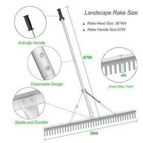 RUIJIU aluminum yard tool highlights rust resistance and light weight