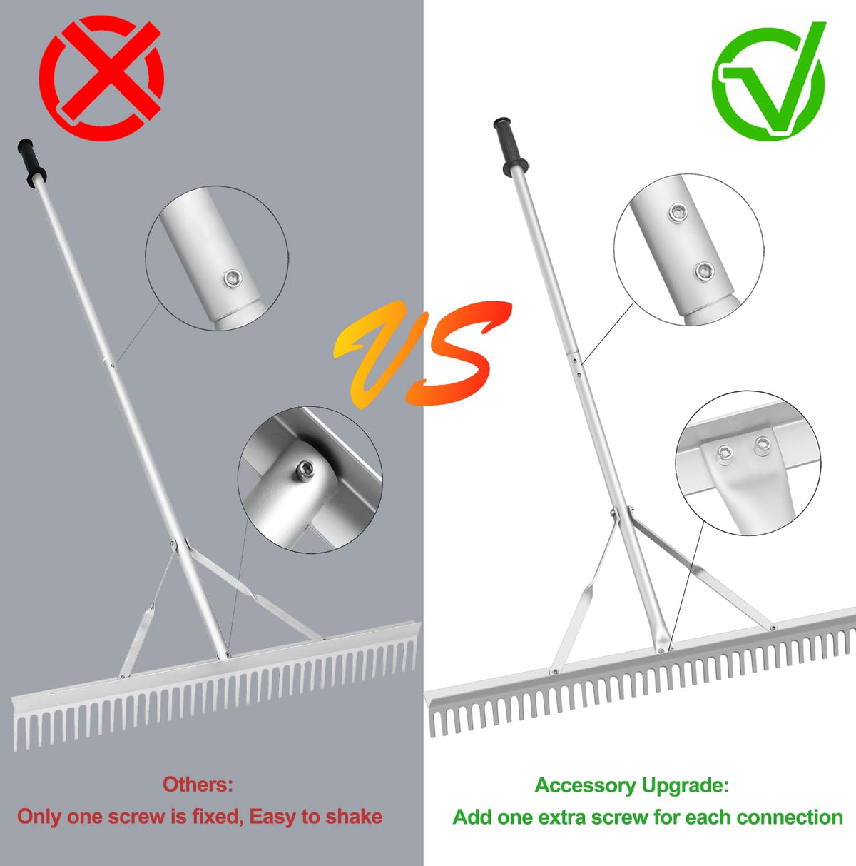 RUIJIU rust-prevention, lightweight design makes yard work easier