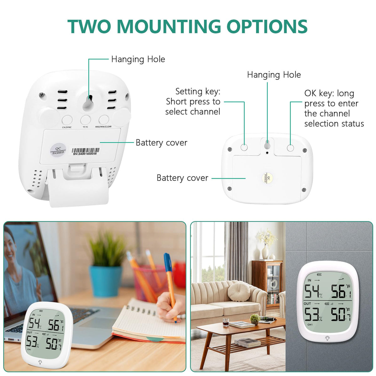 RUIKORING batteries not included; requires two AA and two AAA