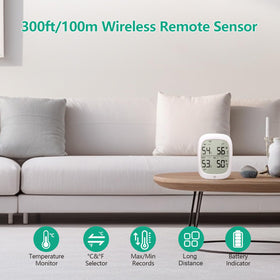 RUIKORING backlit TH2 display ensures clear readings at night