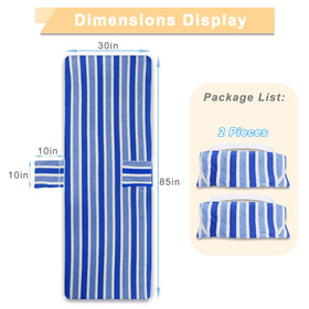 Ruikyhom coral fleece lounge towel provides spa-like softness for lounging