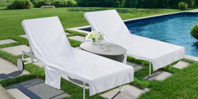 Ruikyhom packaging indicates portable lounge cover for travel.