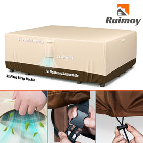 Ruimoy vent design promotes airflow to reduce condensation.