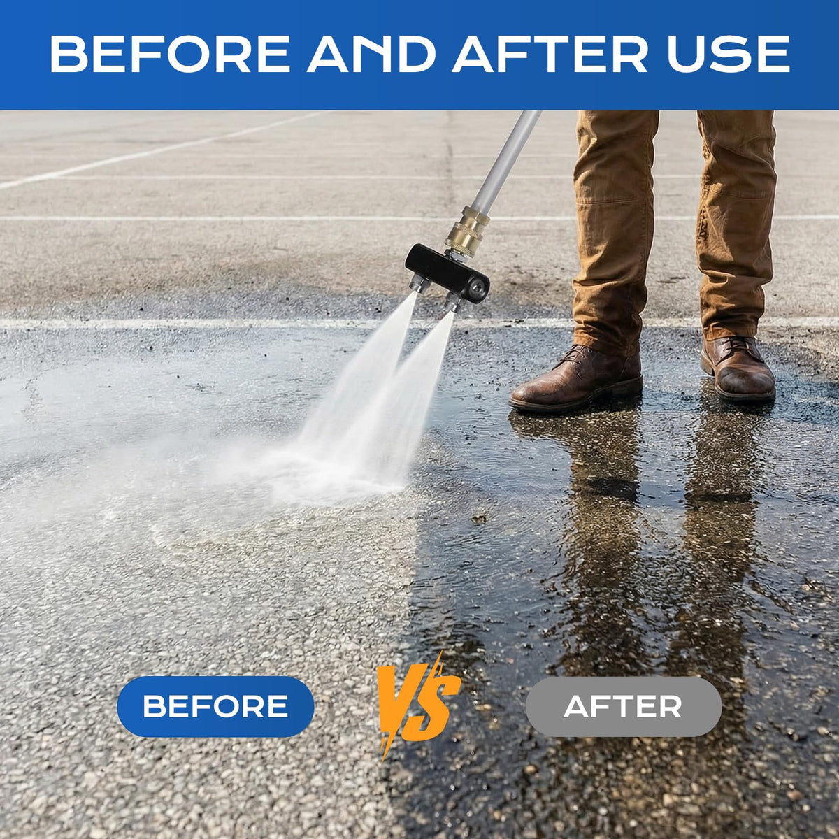 Ruirgo 1/2-inch quick connectors ensure easy setup without extra adapters.