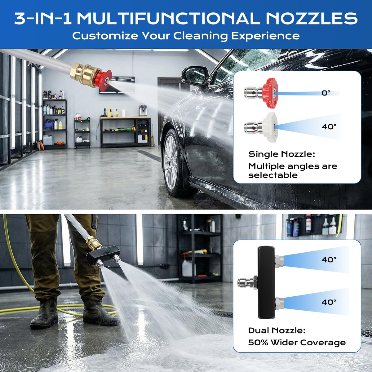 Ruirgo durable copper interfaces and metal wand resist corrosion for long-lasting use.