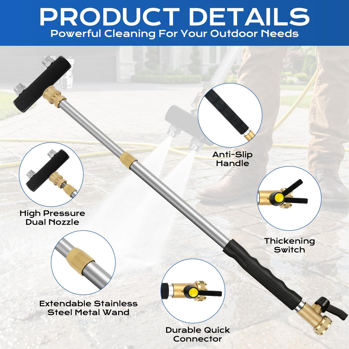 Ruirgo leak-proof cap and sealing tape prevent drips during operation.