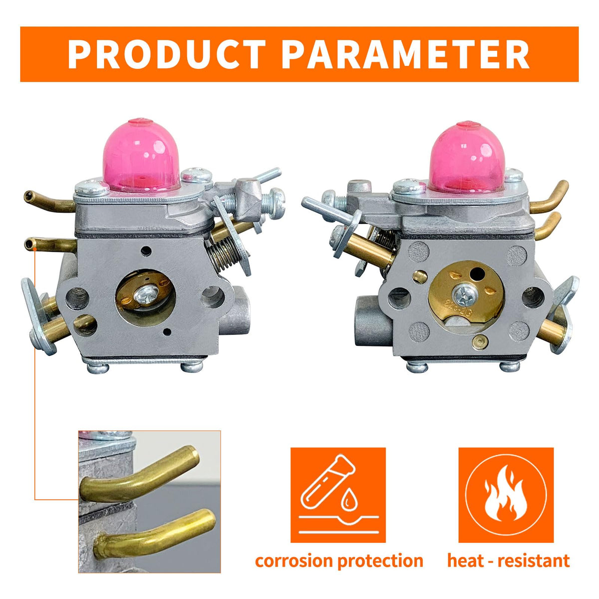 Ruixing carburetor with gaskets for quick, reliable installation