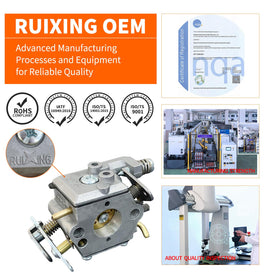 Ruixing carburetor assembly kit for Poulan, easy interchange.