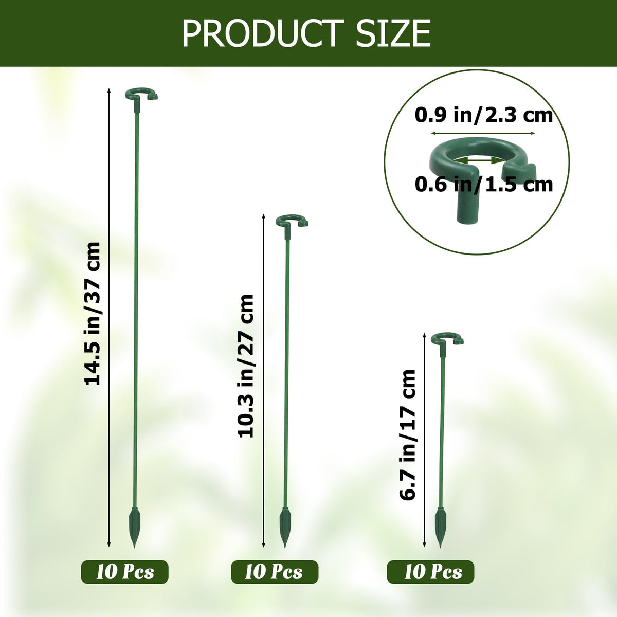 Ruksifg V-prongs assist easy insertion for stable stems.