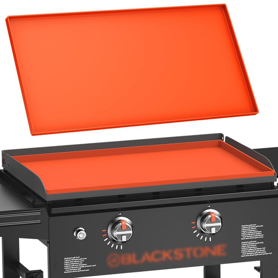 Rumlick 28in silicone griddle mat cover shields your Blackstone from dust and moisture.