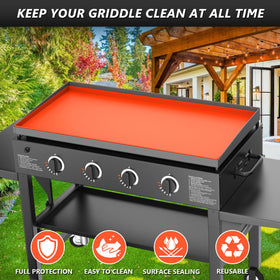 Rumlick heavy-duty silicone cover fits snugly for stable, slip-free protection during cooks.