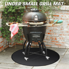 Rumlick mat note: avoid direct contact with flames for longevity.