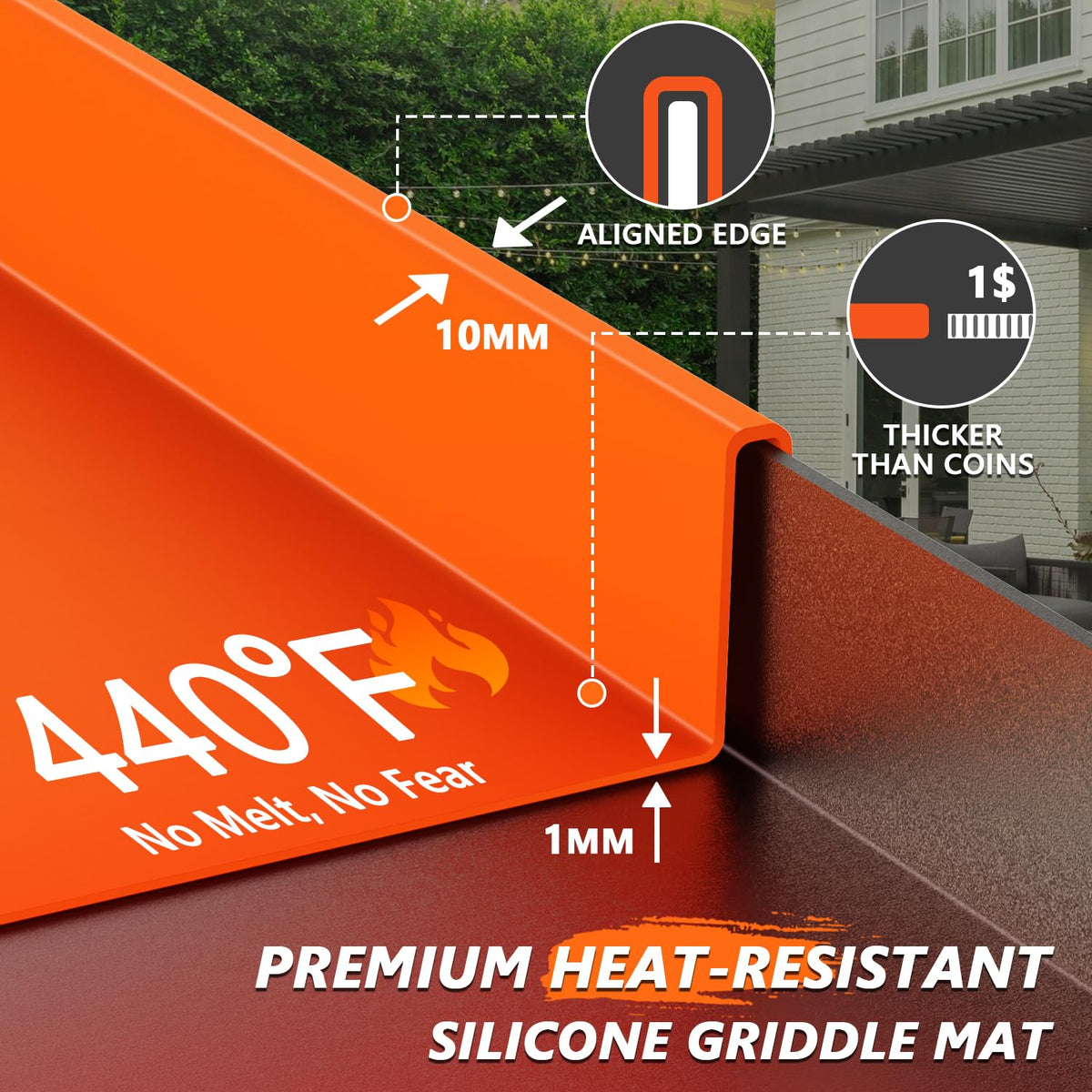 Rumlick griddle cover prolongs life with rust and scratch protection.