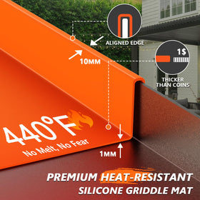 Rumlick griddle cover prolongs life with rust and scratch protection.