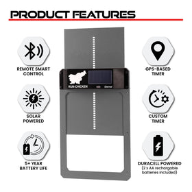 RUN-CHICKEN Door Eternal weatherproof aluminum withstands extreme temperatures.