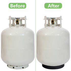 RunNico propane tank monitor elevation ensures clearance and accurate readings