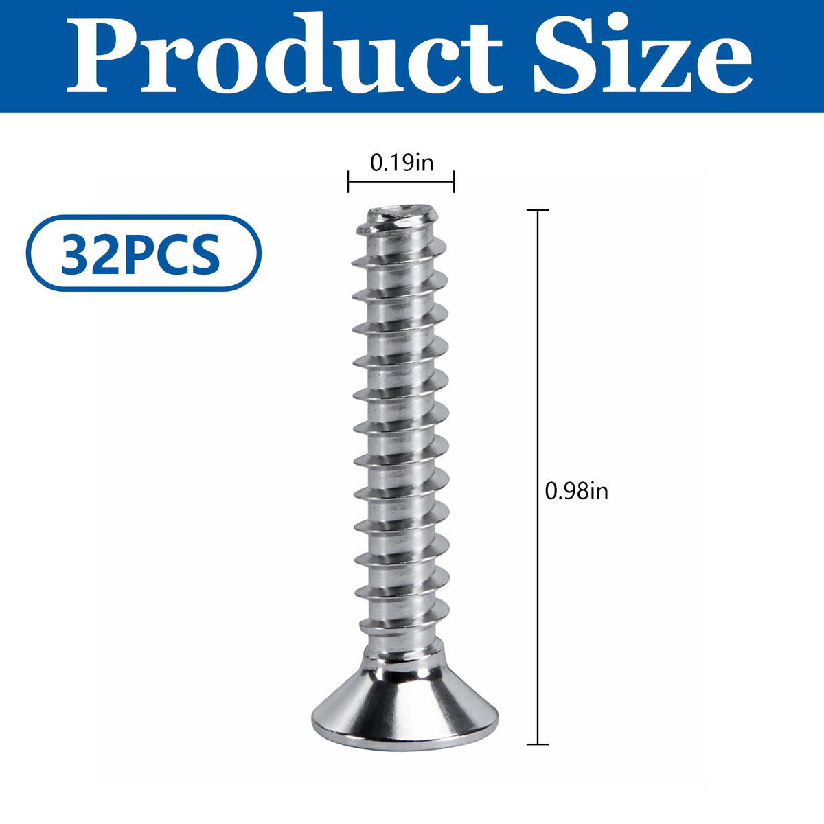 RunNico stainless steel skimmer face plate screws for durable replacements