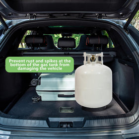 RunNico 2-pack box shows two protective rings for propane tanks
