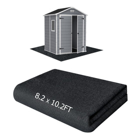 RUNZEG outdoor shed floor mat waterproof surface protects shed floor.