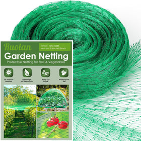 Ruolan Bird Netting 13x130 ft protecting garden fruit trees from birds