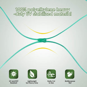 Ruolan polypropylene mesh UV resistant to sun exposure.