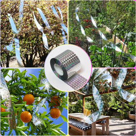 Ruolan Bird Scare Tape Weatherproof and reusable for long-term property protection.