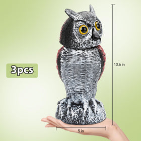 Ruolan eco-friendly bird control owl deterrent for humane pest deterrence.