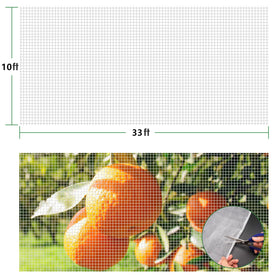 Ruolan garden netting deters birds and bugs around vegetables and fruits
