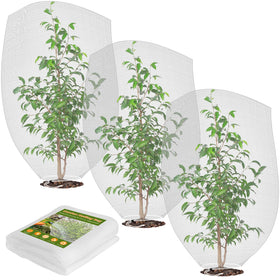 Ruolan mesh plant cover shields crops from birds with breathable weave.