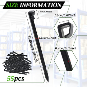 Ruppence black premium plastic resists weather, cracking, fading, and deformation.