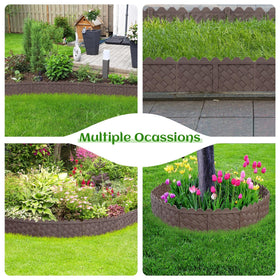 Anchoring stakes ensure stable placement through seasons.