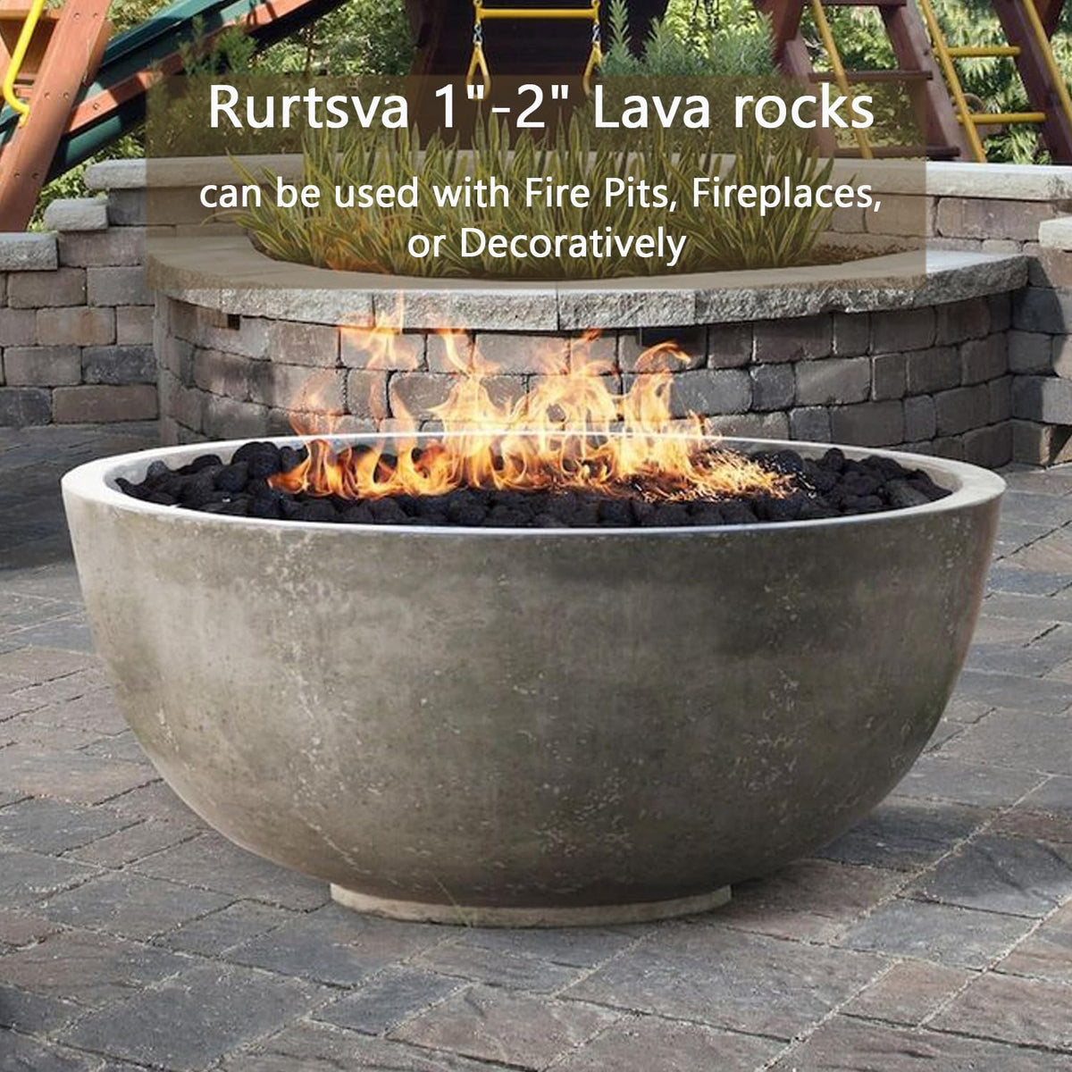 Rurtsva lava rock used as aquarium substrate improves water texture and flow.
