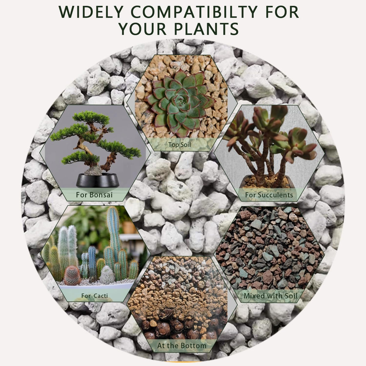 Rurtsva pumice for garden and potting use enhances drainage in all plant mixes.