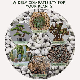 Rurtsva pumice for garden and potting use enhances drainage in all plant mixes.
