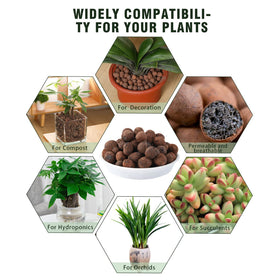 Rurtsva reusable clay pebbles suitable for multiple grow cycles.