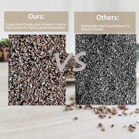 Rurtsva vermiculite seed germination aids uniform moisture for seedlings.