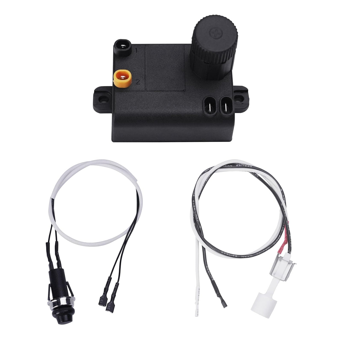 Rushare 7642 installed on Weber Spirit front-control model for quick ignition.