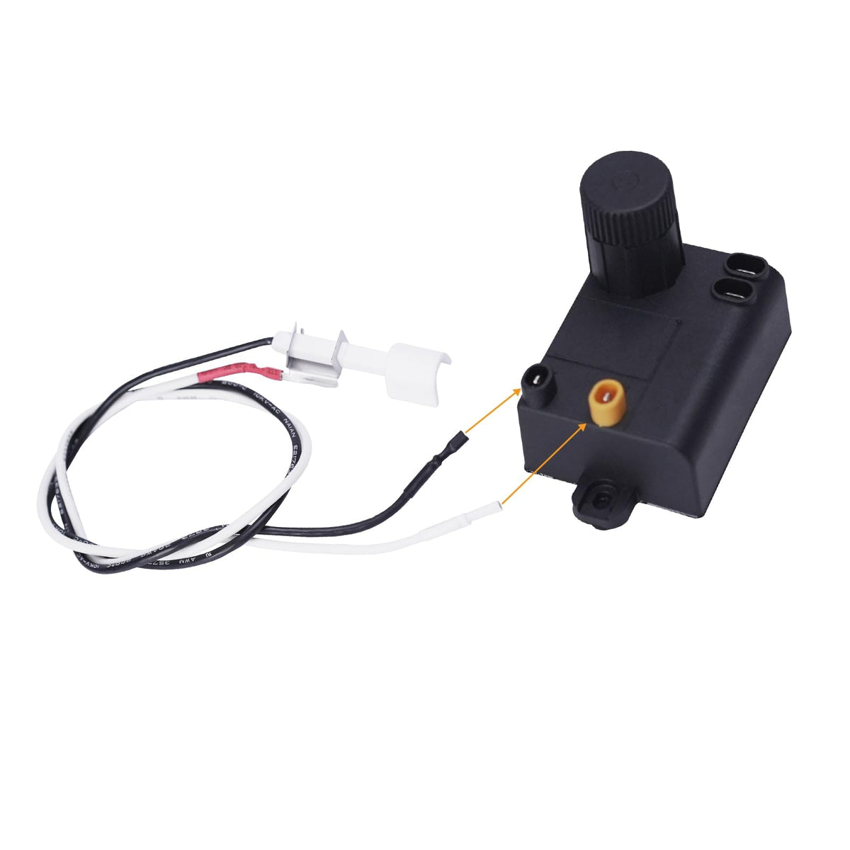 Rushare 7642 push button assembly ready for easy DIY replacement.