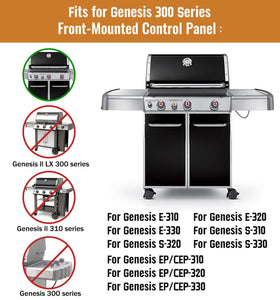 Rushare Genesis 300-series front-mounted control fit detail for simple swap.