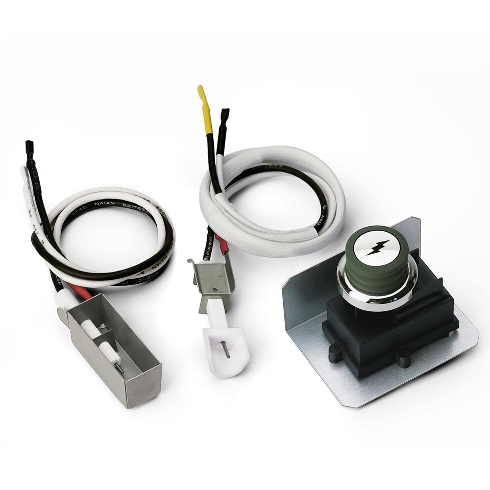 Rushare ignition kit side-panel for Weber Genesis and Spirit grills improves ignition reliability.