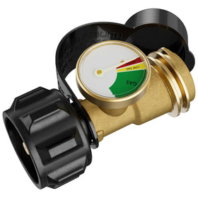 Rushare propane gauge dial reads level at a glance for quick fuel checks